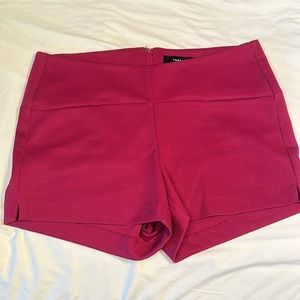 Structured Magenta Torrid Shorts size 18